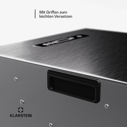 Klarstein Dörrgerät, Dörrautomat für Gemüse, Obst, Pilze & Fleisch, 1500W Edelstahl-Dörrautomat, Trockenautomat mit 16 Metallgitter, Dörrgerät mit 24H Timer & Touch-Display, Food Dehydrator