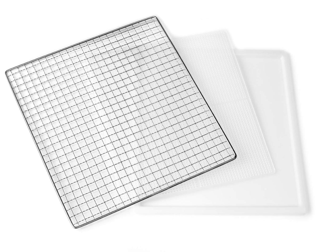 ROMMELSBACHER Dörrautomat DA 1000, XXL-Dörrfläche 1,6 m², inkl. 10 Edelstahl-Dörrtabletts, 2 Dörrgitter, 2 Dörrmatten, LED-Display, 24 Std. Zeitschaltuhr, Temperatur einstellbar (35 °C – 75 °C)