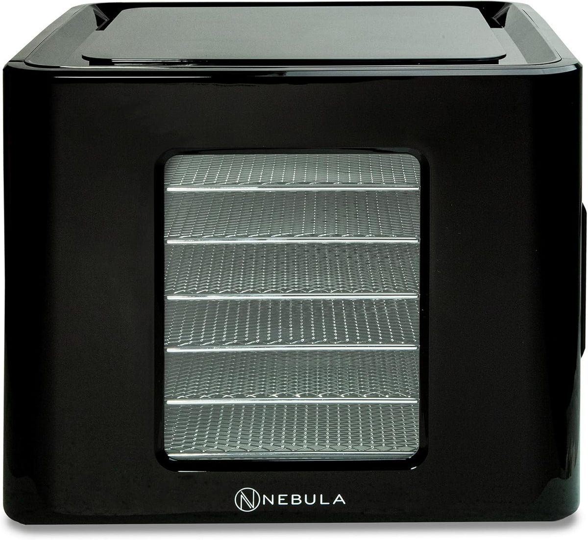Nebula Lebensmittel Dörrgerät Mit 6 Edelstahlschalen | LED-Touch-Control-Design, Einstellbare Digitale Temperatur 35-70 °C & 48-Stunden-Timer | 400W | Dörrgerät Für Obst, Gemüse, Fleisch Und Mehr